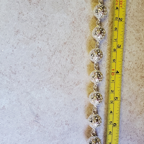 .925 stamped bracelet 8-9" - Picture 5 of 5